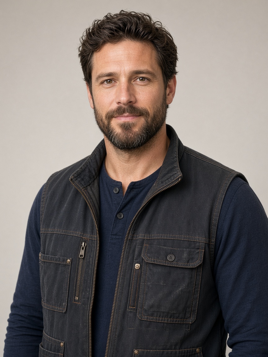 Portrait of Marco Delaney, lead carpenter