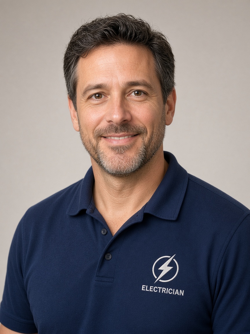 Portrait of Owen Fitz, electrical captain